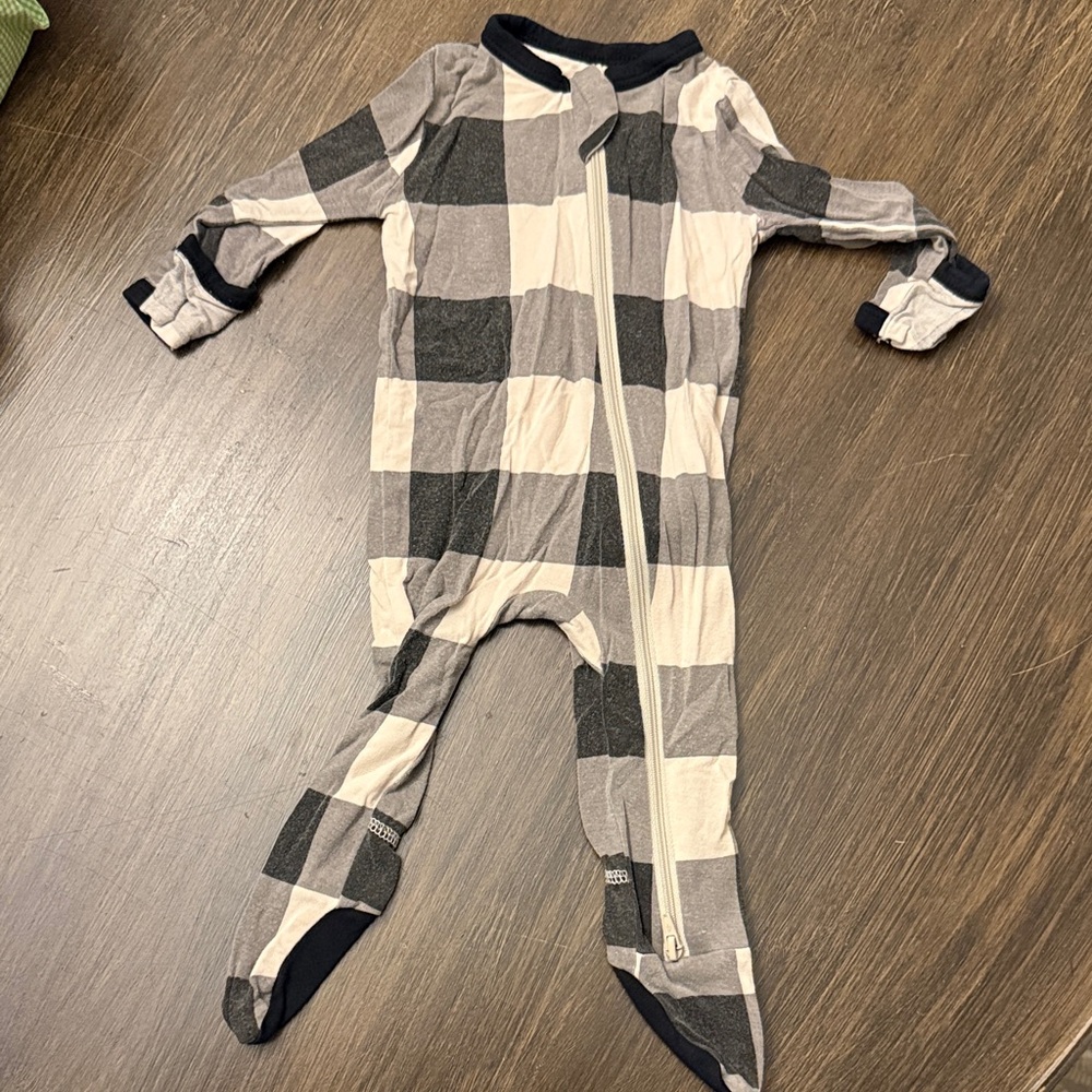 Kyte Baby Plaid Kids One Piece